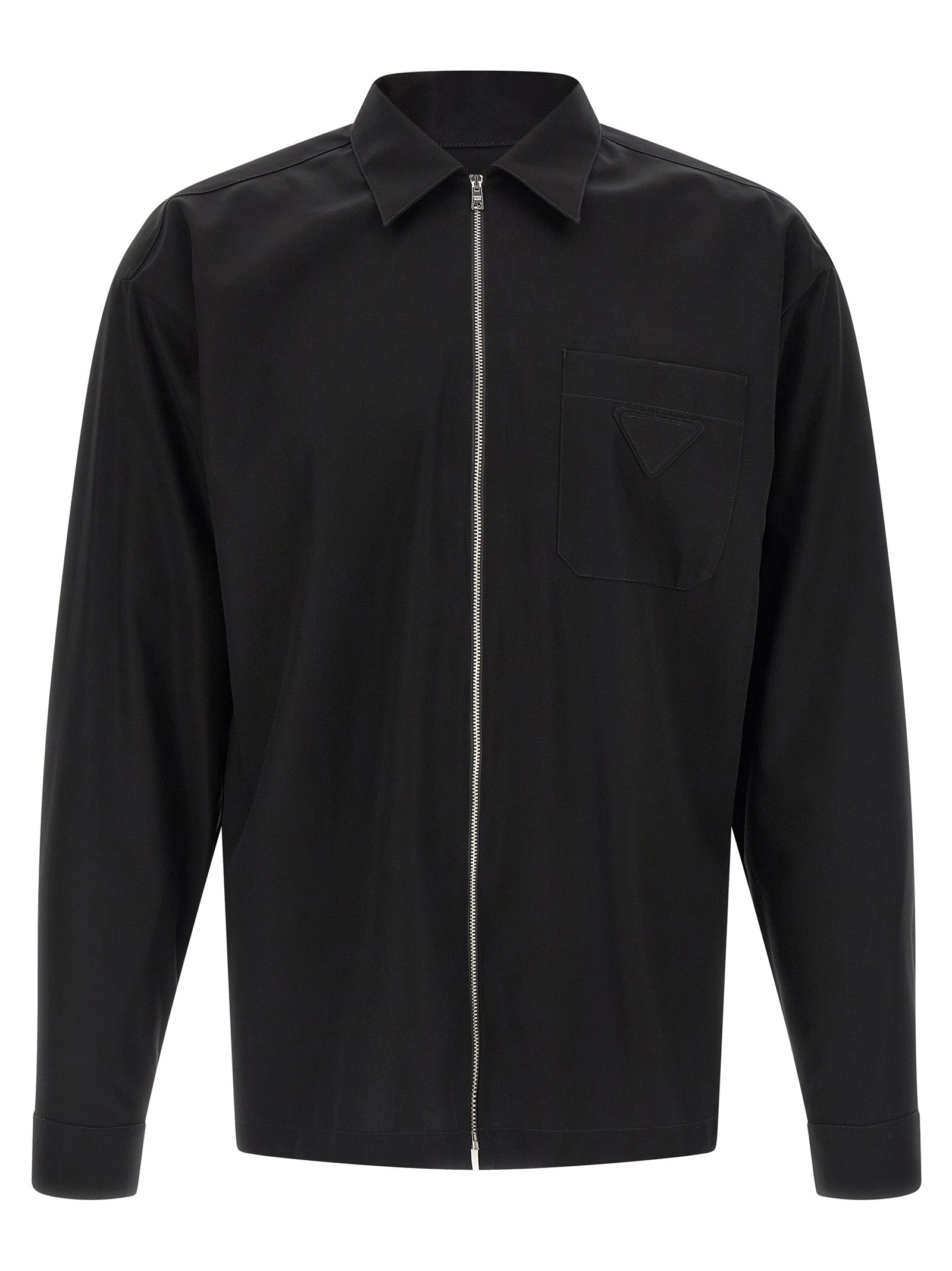 Prada Black Cotton Blouse