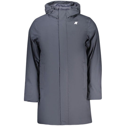 K-WAY Blue Polyester Men's Jacket