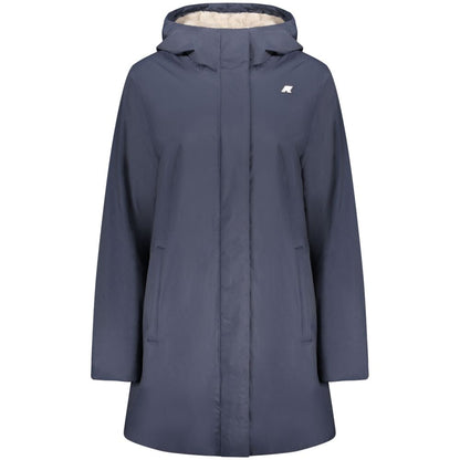 K-WAY Blue Nylon Women's Jacket