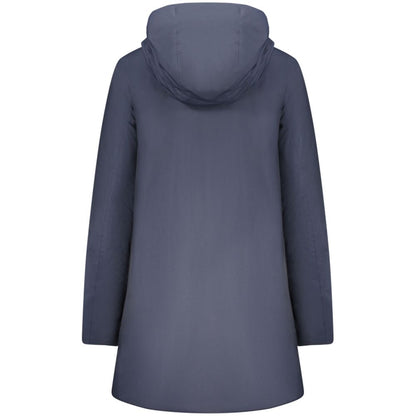 K-WAY Blue Nylon Women's Jacket