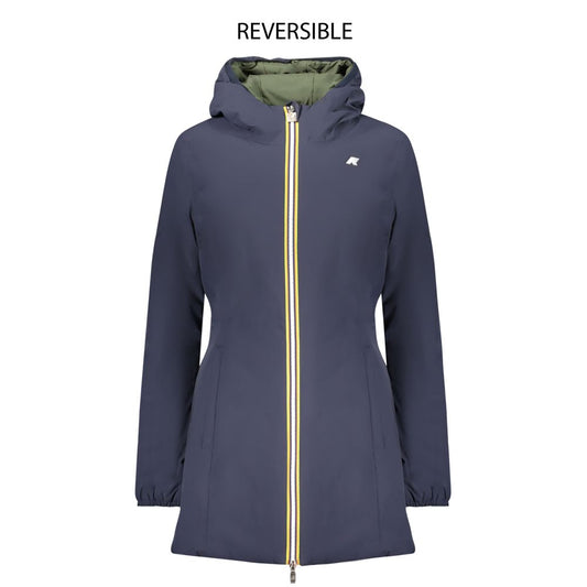 K-WAY Blue Nylon Women's Jacket