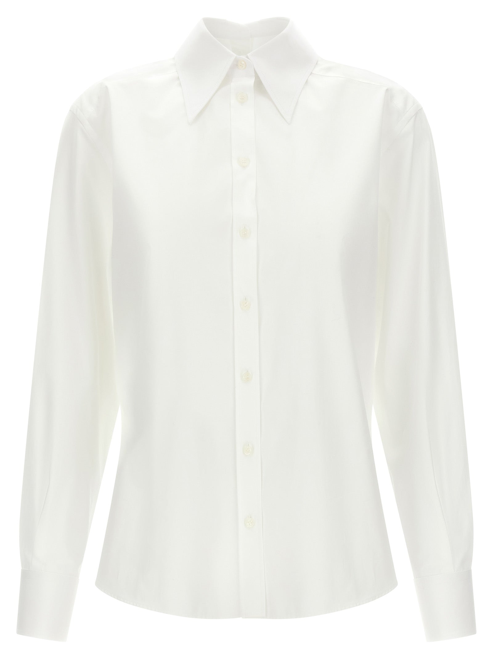 Dolce & Gabbana White Cotton Blouse