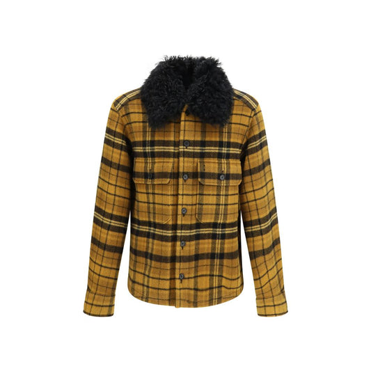Fendi ternet blousonjakke i uldblanding – multifarvet