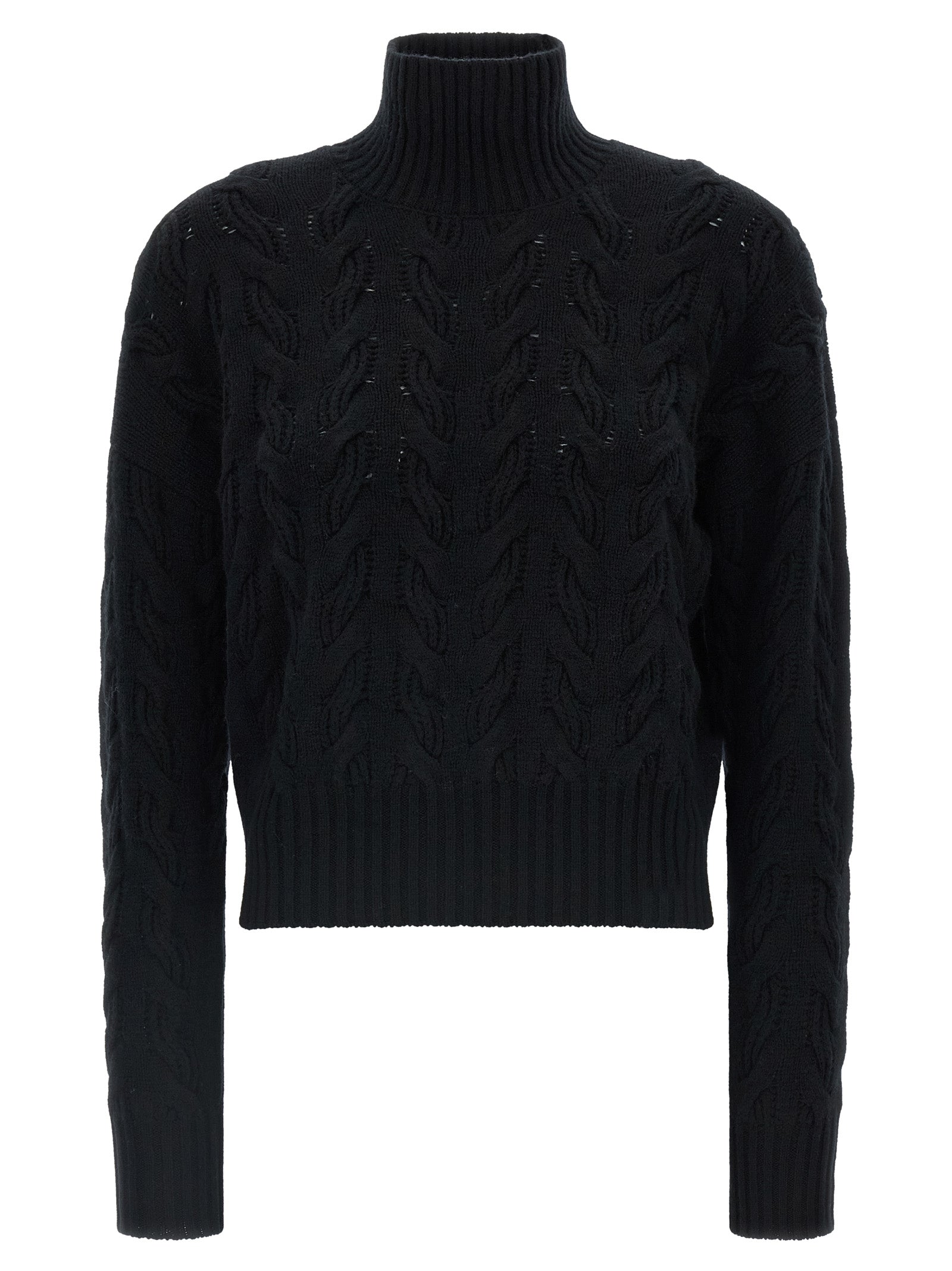 Max Mara Black Wool Cardigan
