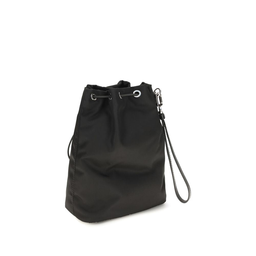 Prada Re-Nylon bucket-taske – sort