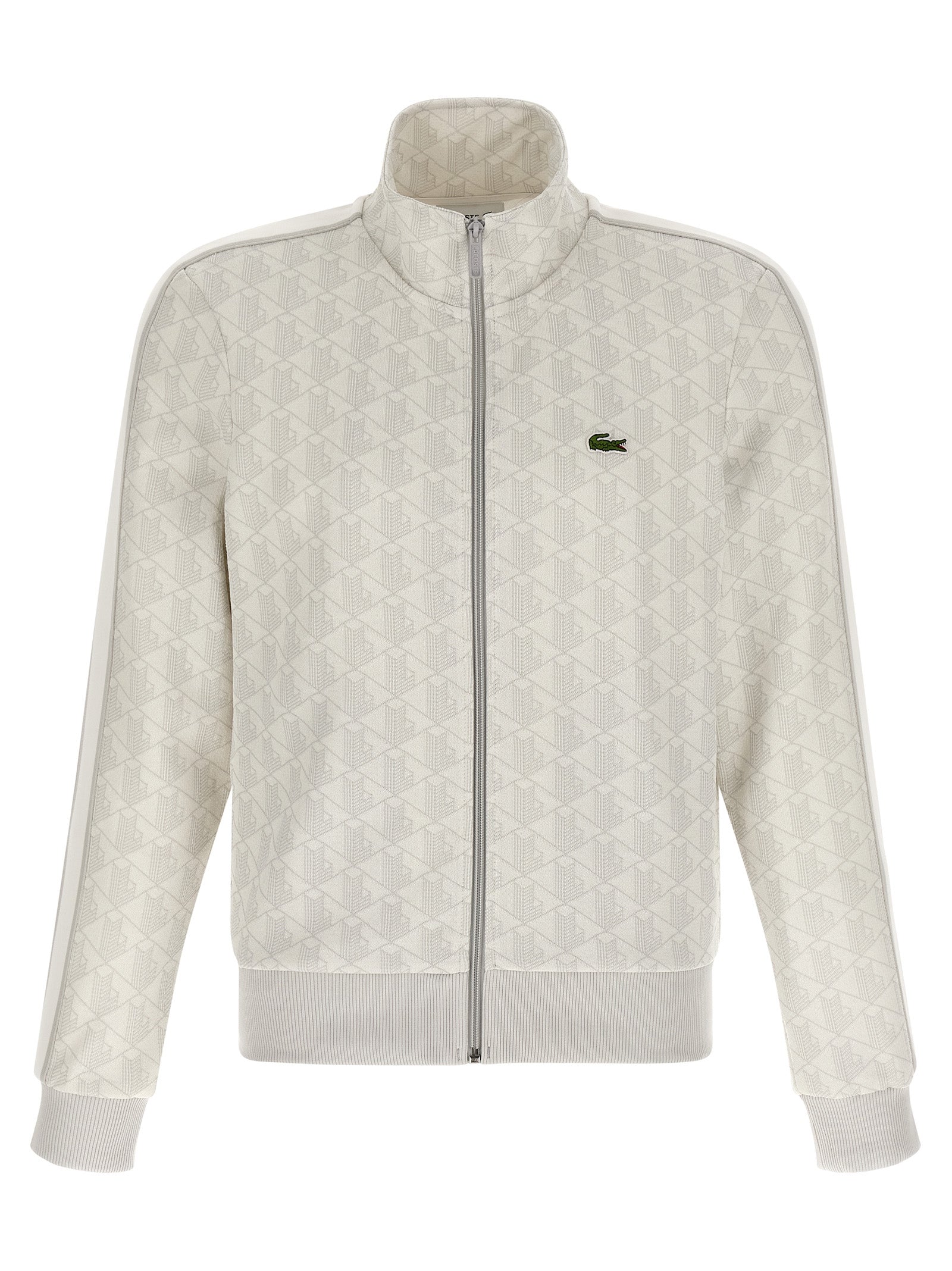 Lacoste Gray Polyester Sweatshirt