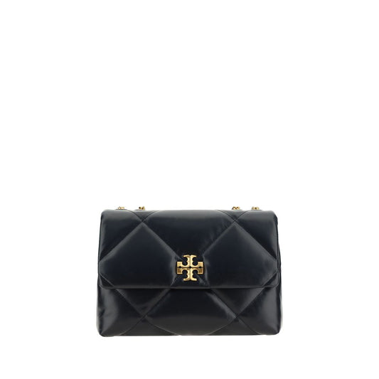 Tory Burch Kira Diamond skuldertaske i lammeskind – sort