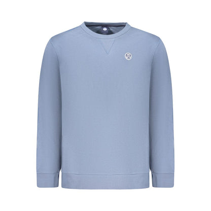 North Sails Blue Cotton Men's Sweatshirt