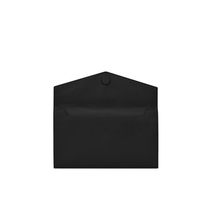 Sort Saint Laurent clutch i læder