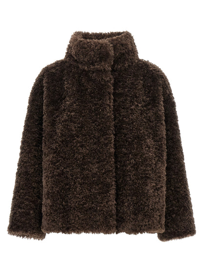 Herno Brown Polyester Full-Length Jacket