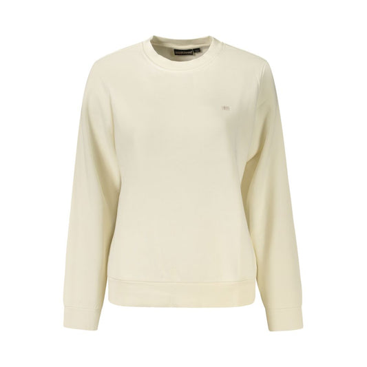 Napapijri White Cotton Sweatshirt