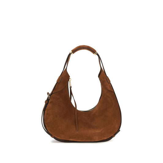 Moschino Handle Me Hobo skuldertaske – brun ruskind