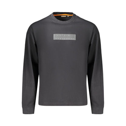 Napapijri Black Cotton Men's T-Shirt