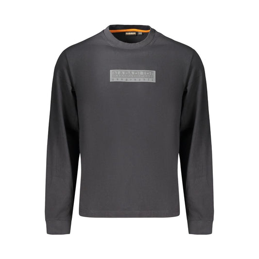 Napapijri Black Cotton Men's T-Shirt