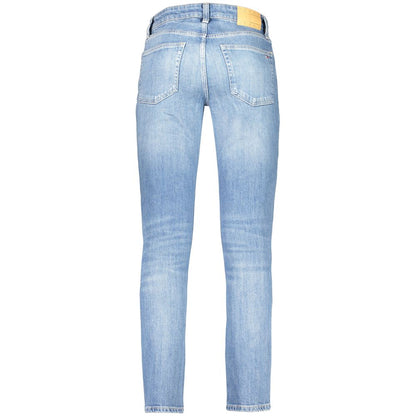Tommy Hilfiger Blue Cotton Slim Fit Jeans