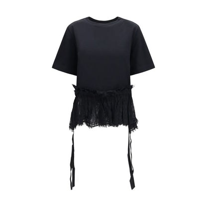 Sort Alexander McQueen T-shirt i bomuld