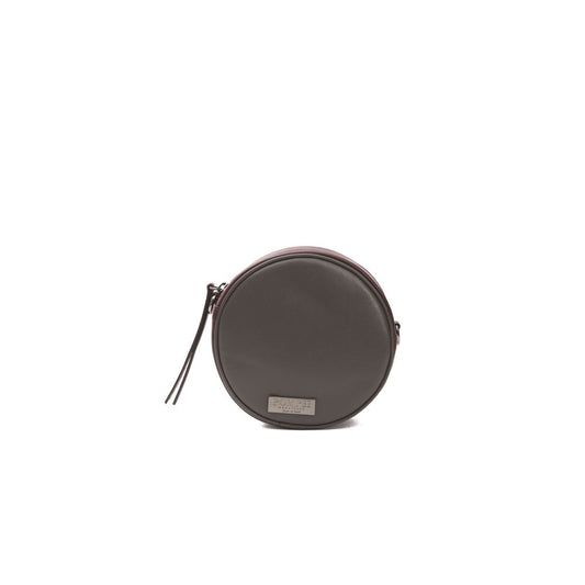 Pompei Donatella lille oval crossbodytaske i læder – bordeaux