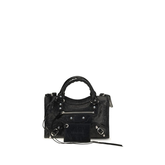 Balenciaga Mini Le City skuldertaske i lammeskind – sort
