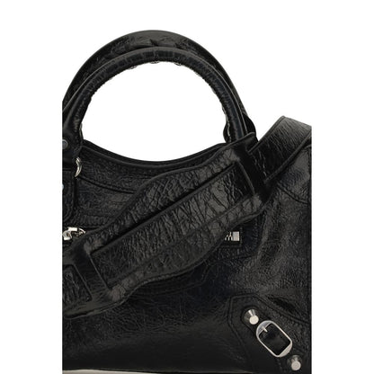 Balenciaga Black Lamb Ovis Aries Shoulder Bag