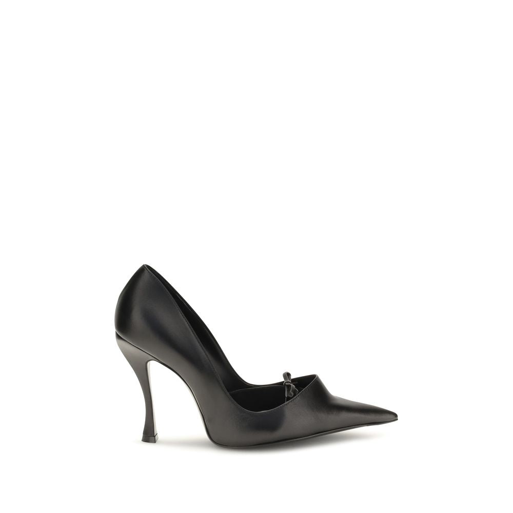 Balenciaga Bloom nappa-pumps i lammeskind – sort