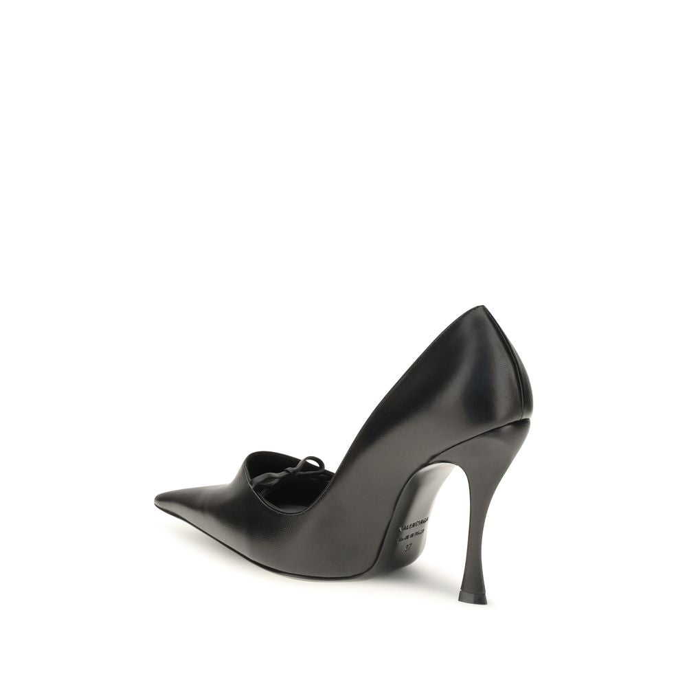 Balenciaga Bloom nappa-pumps i lammeskind – sort