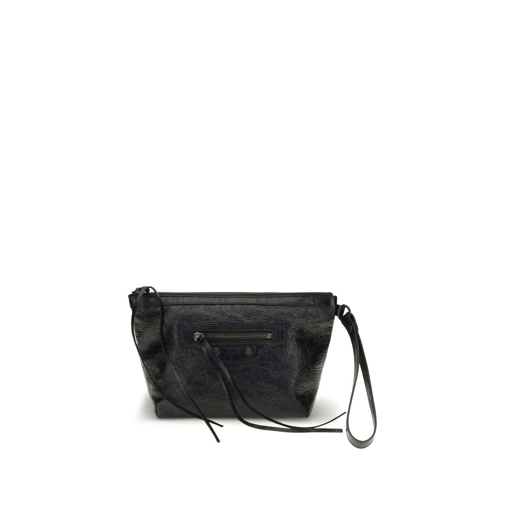 Balenciaga clutch i kalvelæder med vintageeffekt – sort
