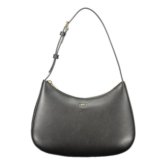 Furla Margot S skuldertaske i læder – sort