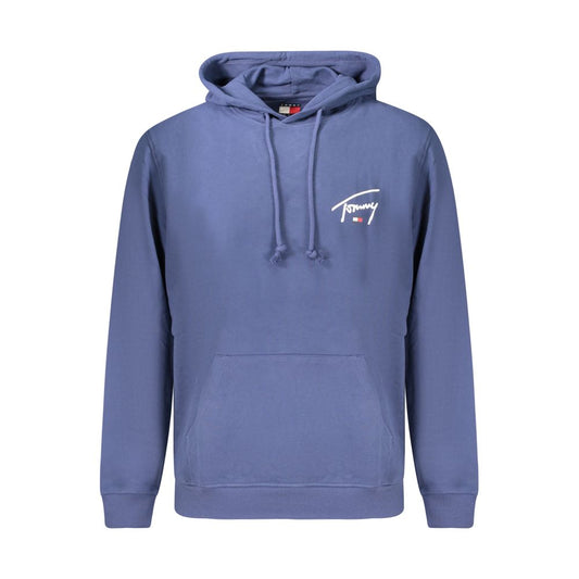 Tommy Hilfiger hættetrøje i bomuld – blå