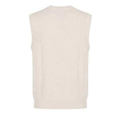 Malo White Wool Men Sweater