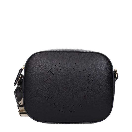 Stella McCartney crossbody-taske i sort kunstlæder – F87359