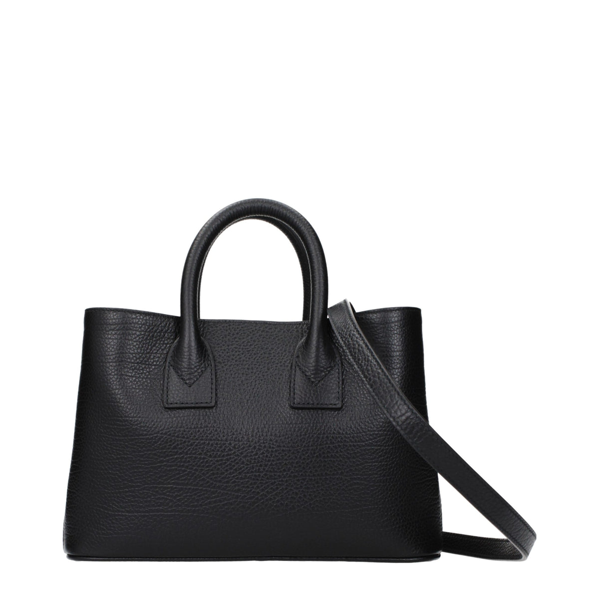 Burberry håndtaske i læder – sort (8111968)