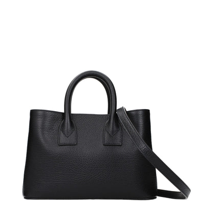 Burberry håndtaske i læder – sort (8111968)