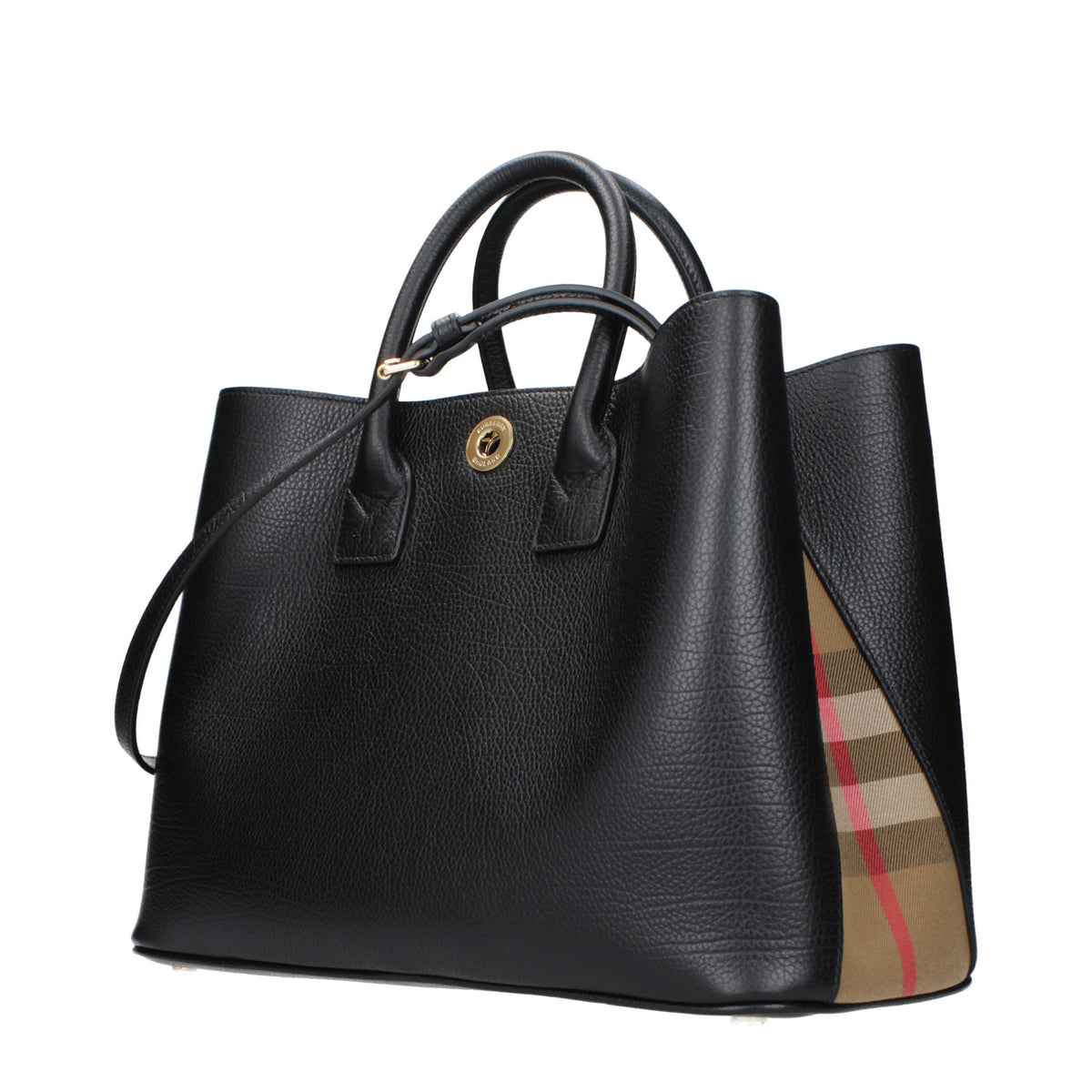 Burberry håndtaske i læder – sort (8111270)