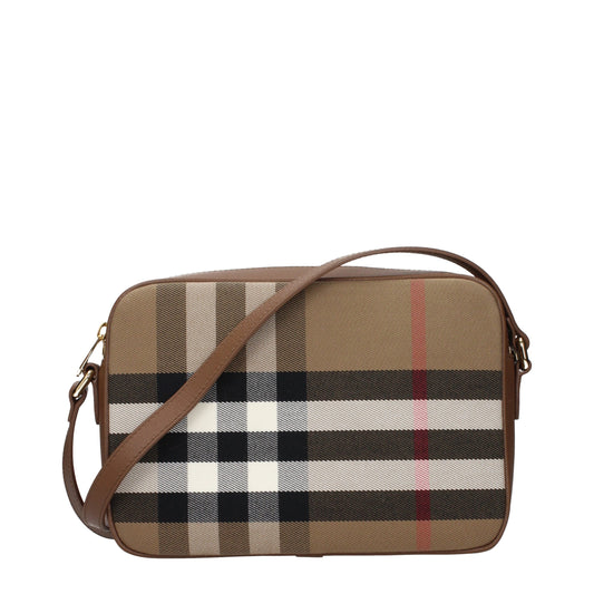 Burberry crossbody-taske i beige tekstil – 8114068