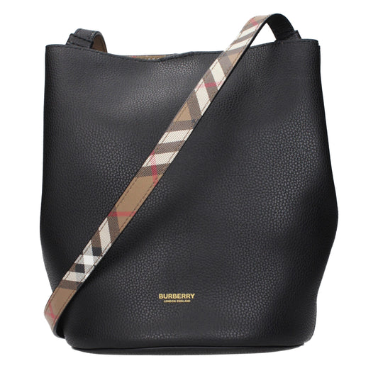 Burberry crossbody-taske i sort læder – 8121436