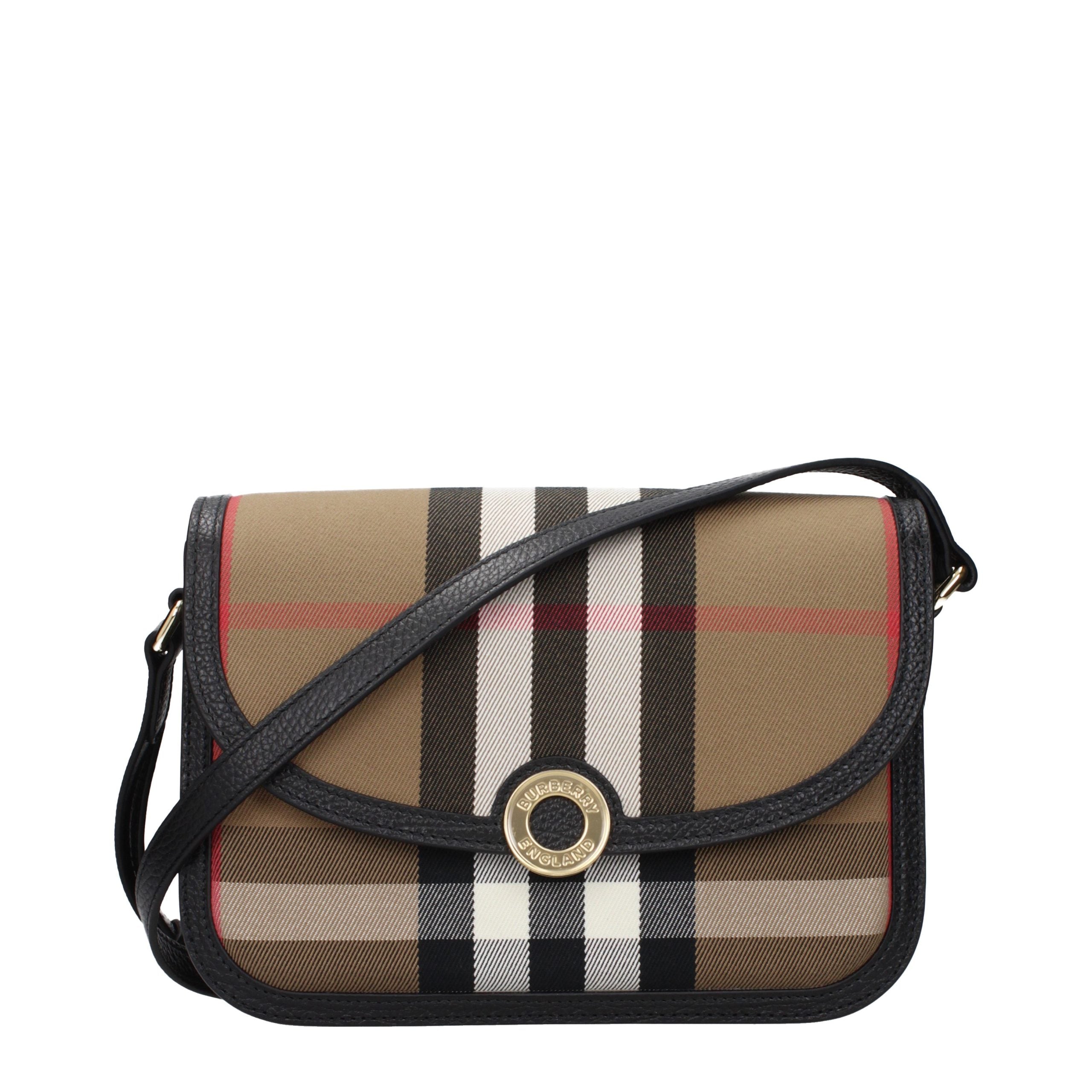 Burberry crossbody-taske i brunt tekstil – 8128883