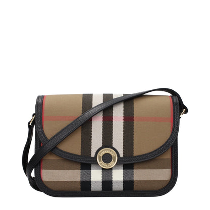 Burberry crossbody-taske i brunt tekstil – 8128883