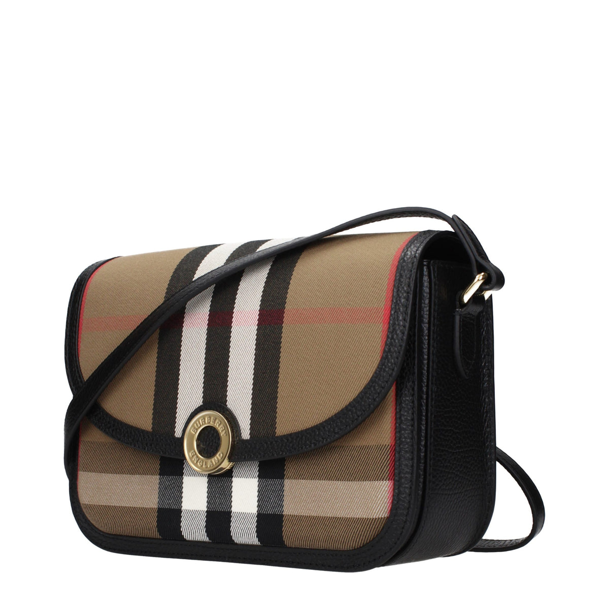 Burberry crossbody-taske i brunt tekstil – 8128883