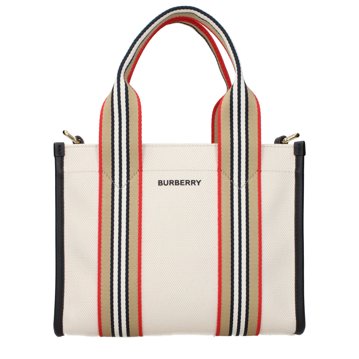 Burberry håndtaske i tekstil – beige (812149MINI3)