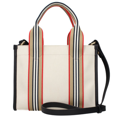 Burberry håndtaske i tekstil – beige (812149MINI3)