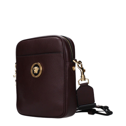 Versace Purple Leather Crossbody Bag