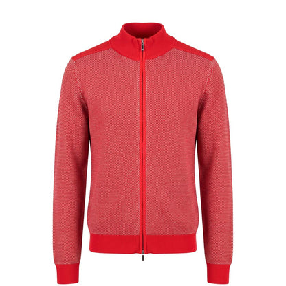 Malo Red Cotton Men Sweater