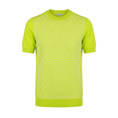 Malo Green Cotton Men Sweater