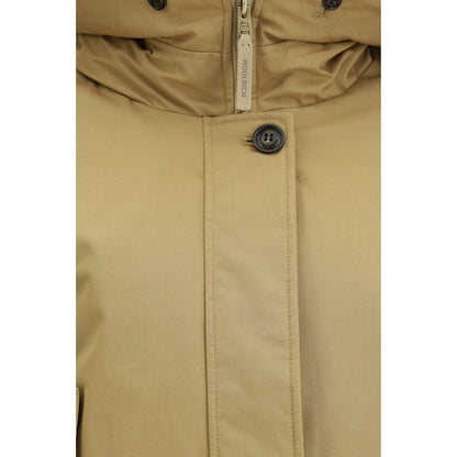 Woolrich Beige Cotton Parka