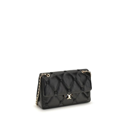 Tory Burch Black Napa Leather / Calf Bos Taurus Shoulder Bag