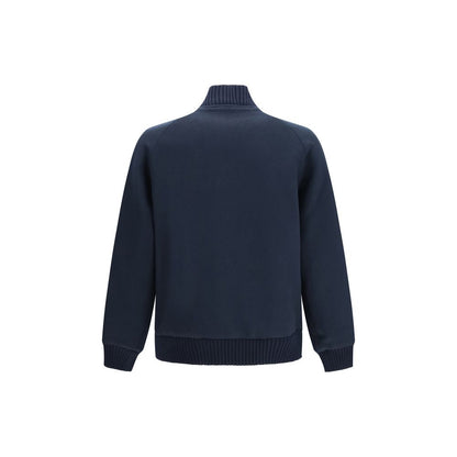 Woolrich Blue Wool Oves Aries Bomber