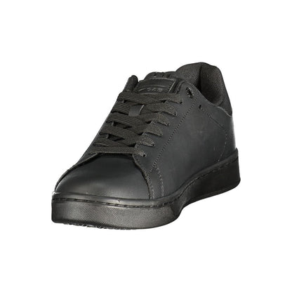 Gas Black Polyurethane Men's Sneaker