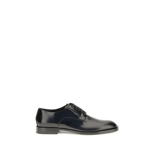 Dolce & Gabbana sorte Derby-sko i kalvelæder