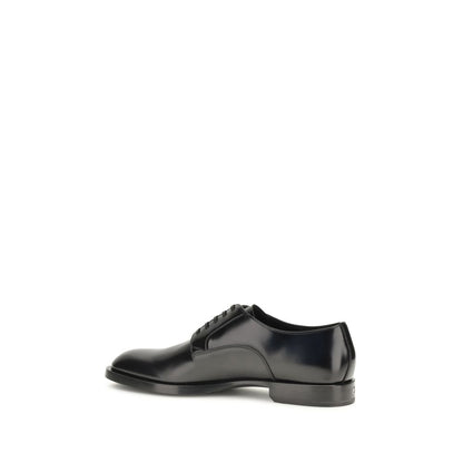 Dolce & Gabbana sorte Derby-sko i kalvelæder