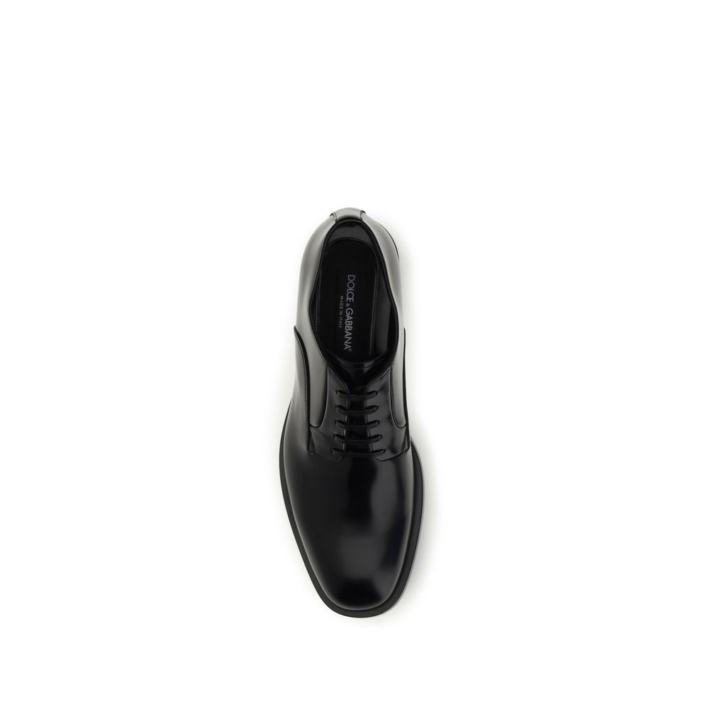 Dolce & Gabbana sorte Derby-sko i kalvelæder
